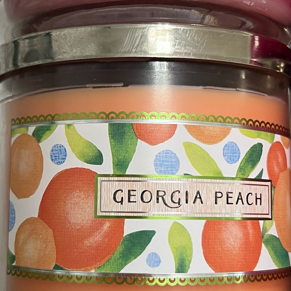 Georgia peach candle bath & body works